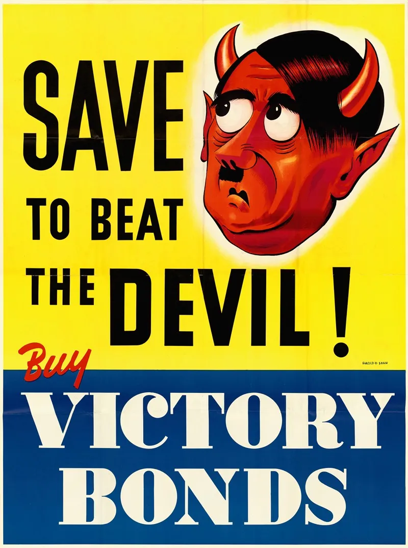 Save To Beat The Devil Wall Art by Harold V Shaw - High-Resolution Digital Print