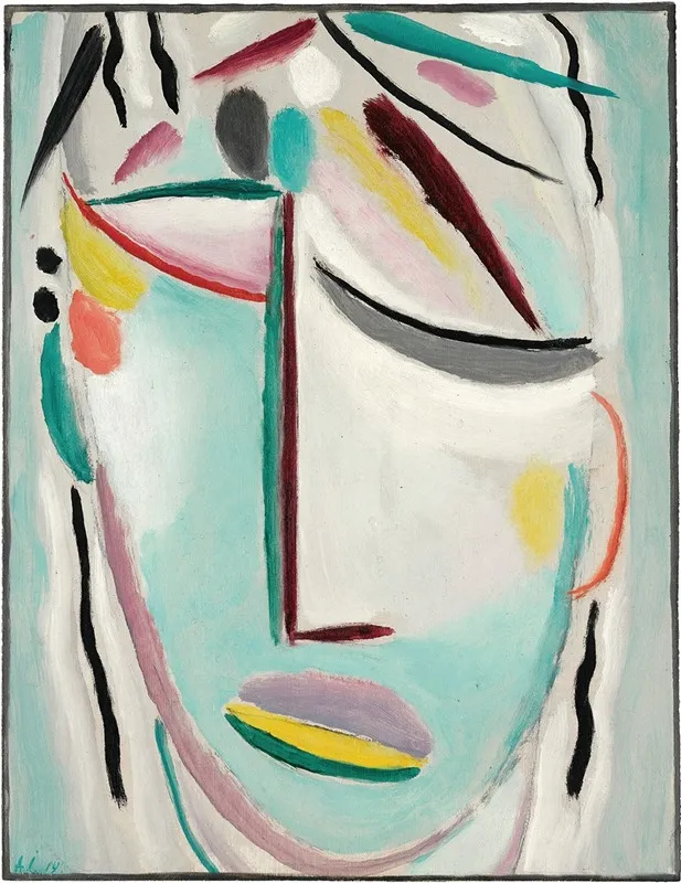 Saviours Facemartyr Wall Art by Alexej von Jawlensky - High-Resolution Digital Print
