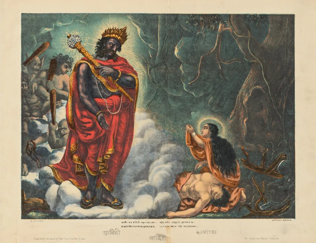 Savitri Wall Art by Calcutta Art Studio - High-Resolution Digital Print
