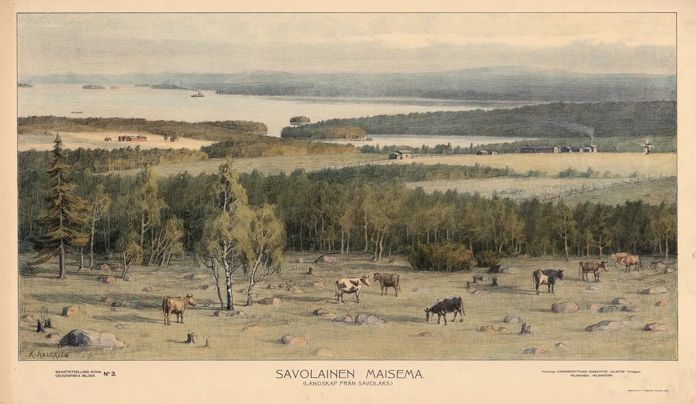Savolainen Maisema Landskap Fran Savolaks