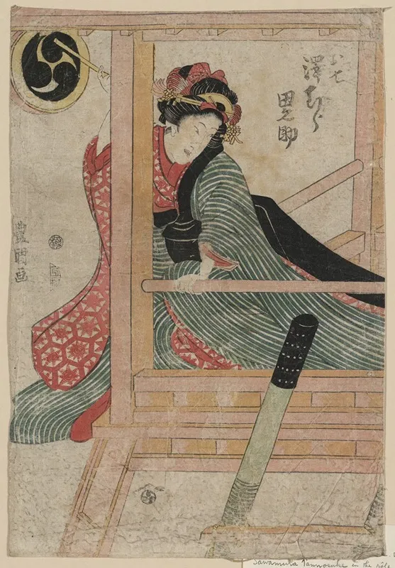 Sawamura Tanosuke No Oshichi Wall Art by Toyokuni Utagawa - High-Resolution Digital Print