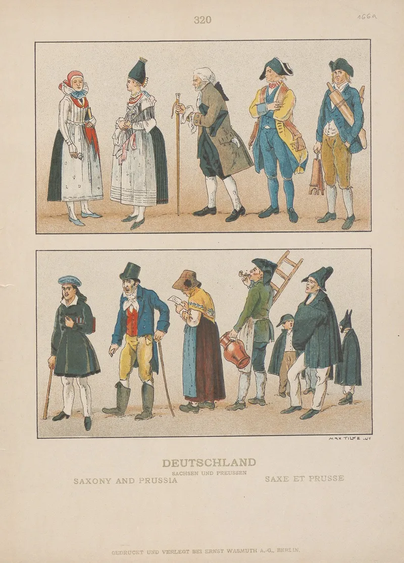 Saxony And Prussia Wall Art by Adolf Rosenberg - High-Resolution Digital Print