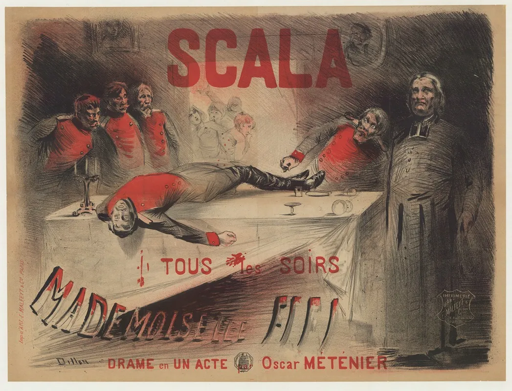 Scala Mademoiselle Fifi Drame En Un Acte Par Oscar Metenier