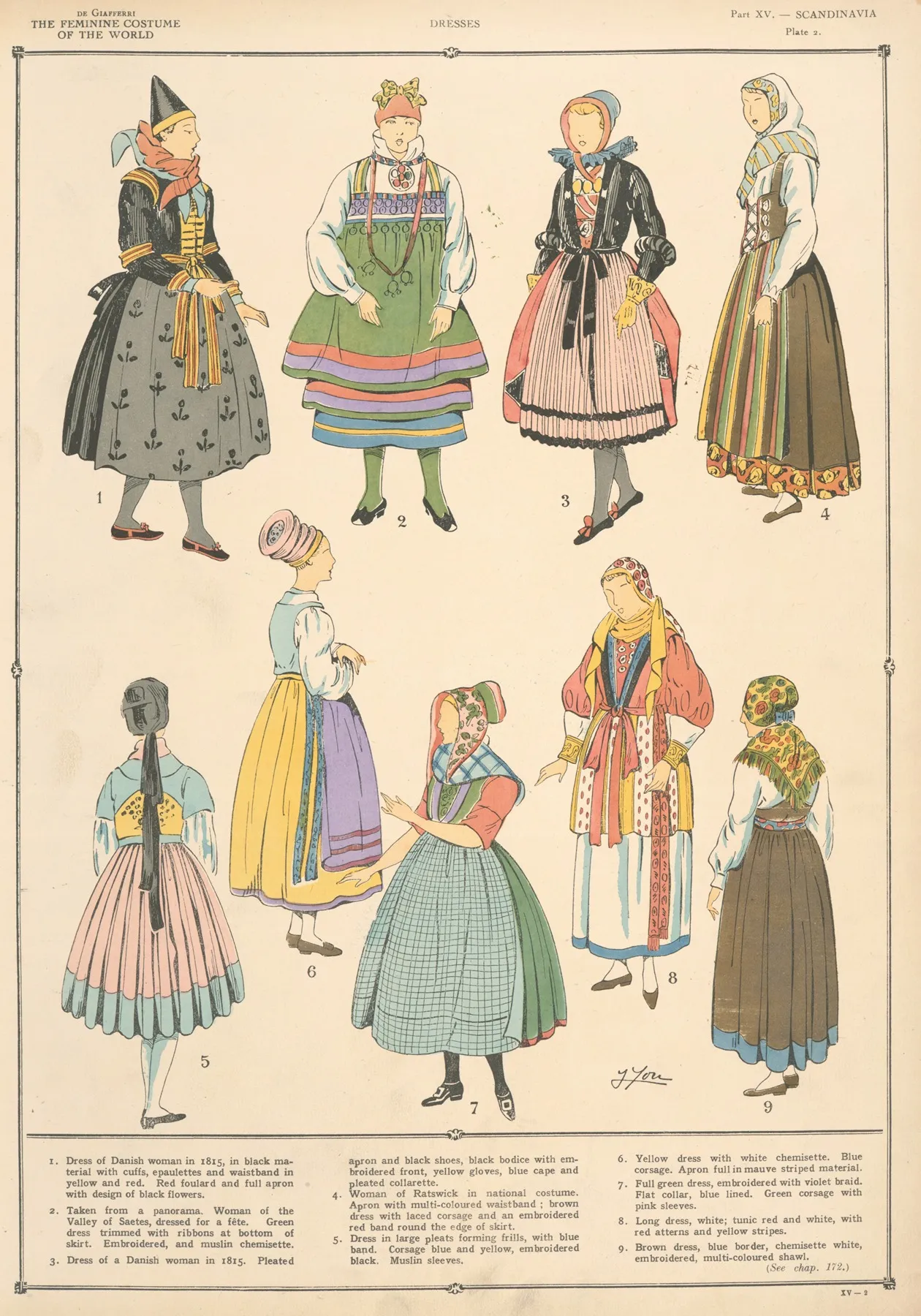 Scandinavia Dresses Wall Art by Paul Louis de Giafferri - High-Resolution Digital Print