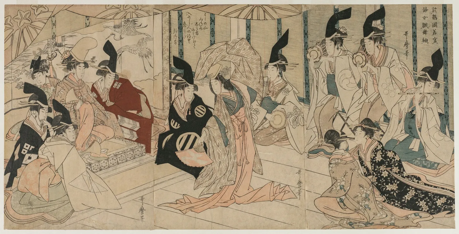 Scene Adapted From The Play The Treasury Of Loyal Retainers Chushingura
