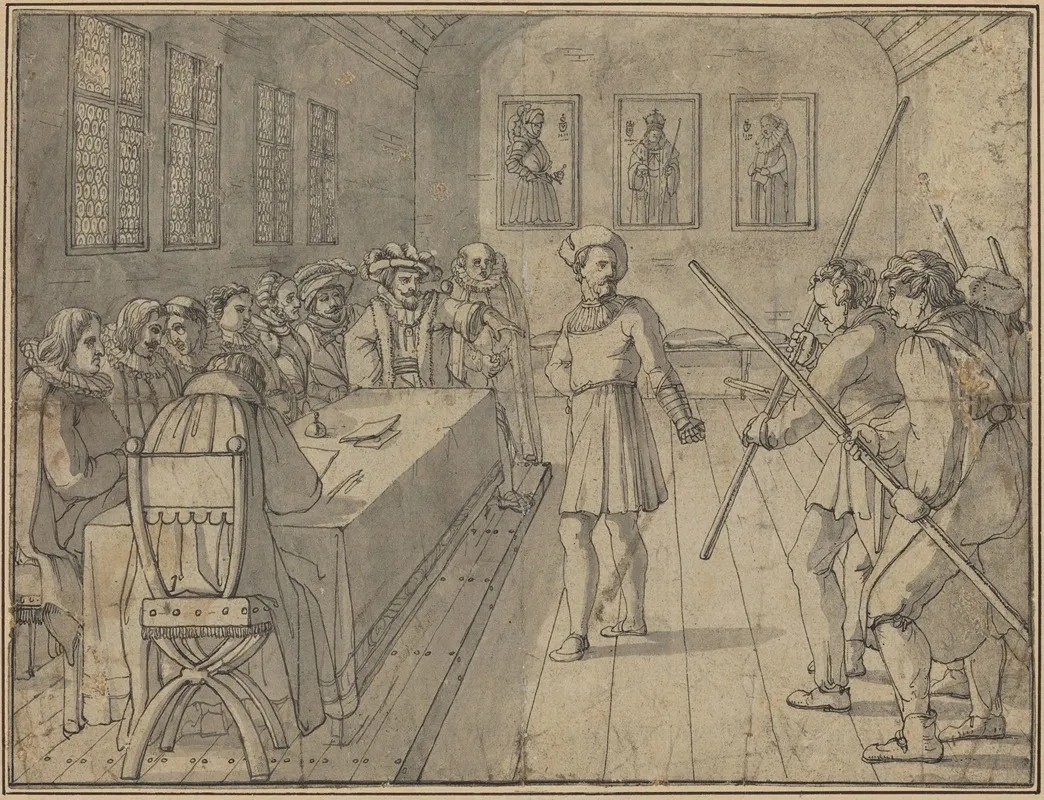 Scene From Act Iv From Goethes Gotz Von Berlichingen