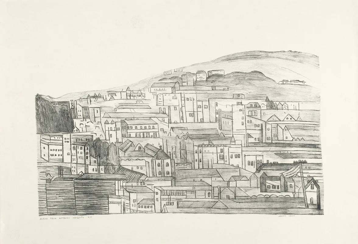 Scene From Ashbury Heights San Francisco