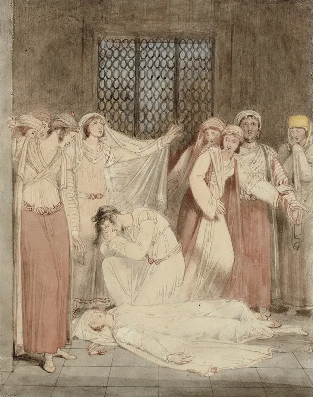 Scene From Henry Gally Knights Phrosyne A Grecian Tale