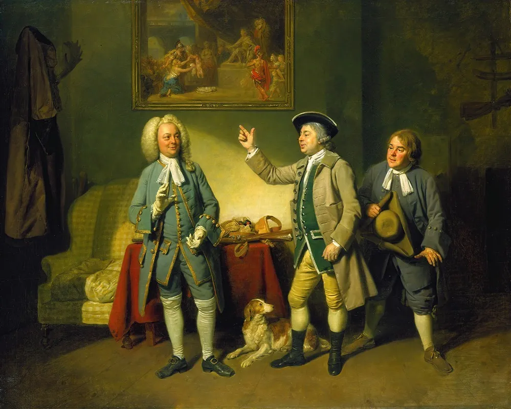 Scene From Love In A Village Wall Art by Johan Joseph Zoffany - High-Resolution Digital Print
