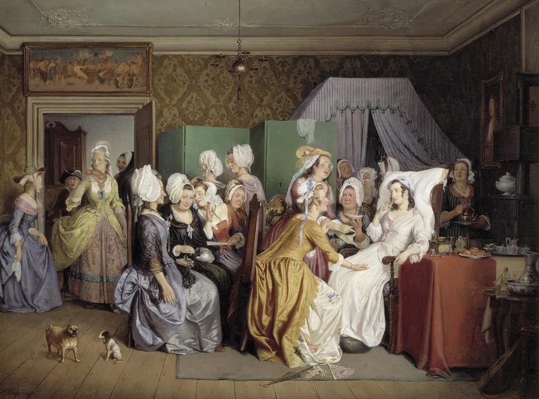 Scene From Ludwig Holbergs The Lying In Room