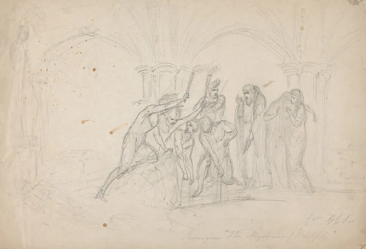 Scene From The Mysteries Of Udolpho