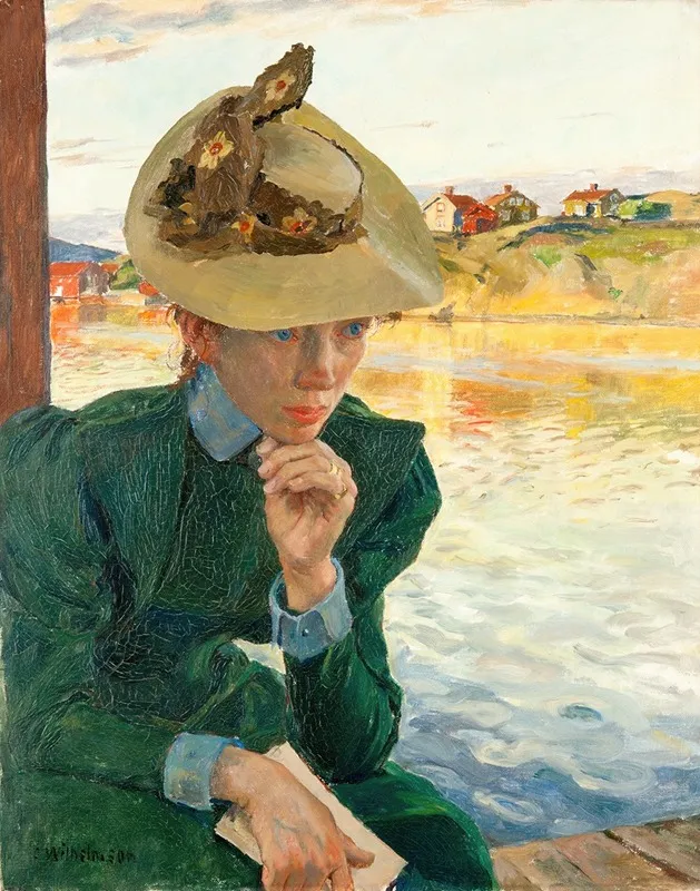 Scene From The Swedish West Coast Wall Art by Carl Wilhelmson - High-Resolution Digital Print
