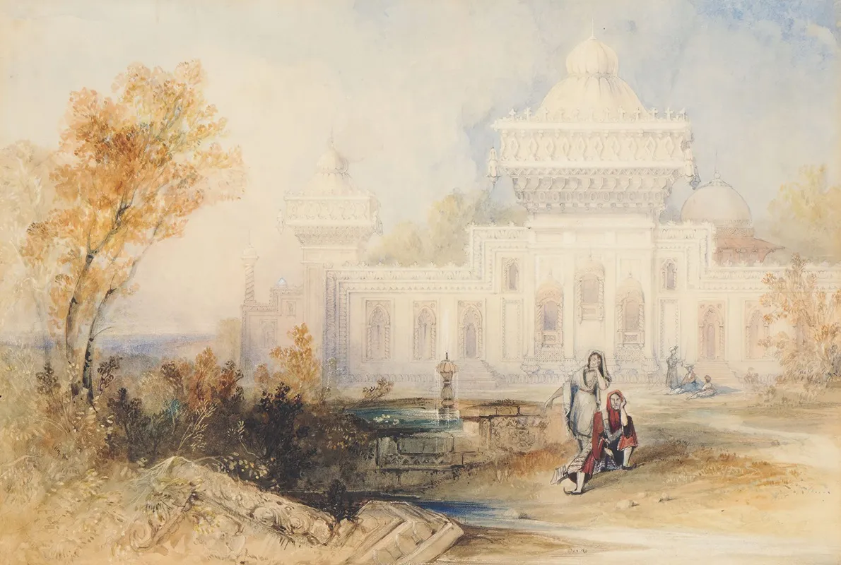 Scene In India Wall Art by Thomas Colman Dibdin - High-Resolution Digital Print