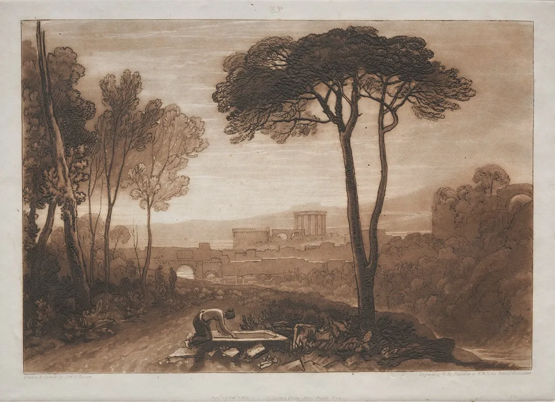 Scene In The Campagna Wall Art by Joseph Mallord William Turner - High-Resolution Digital Print
