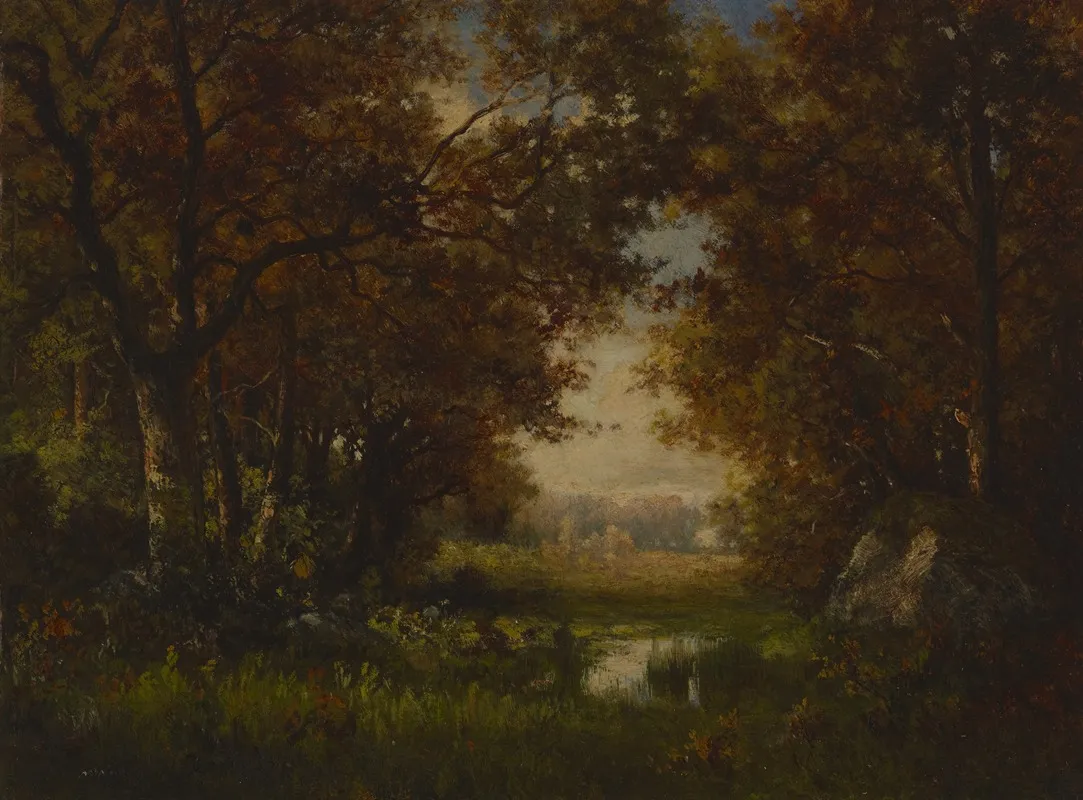 Scene In The Forest Of Fontainebleau