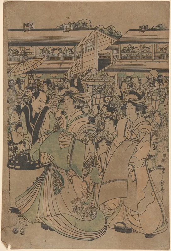 Scene In Yoshiwara
