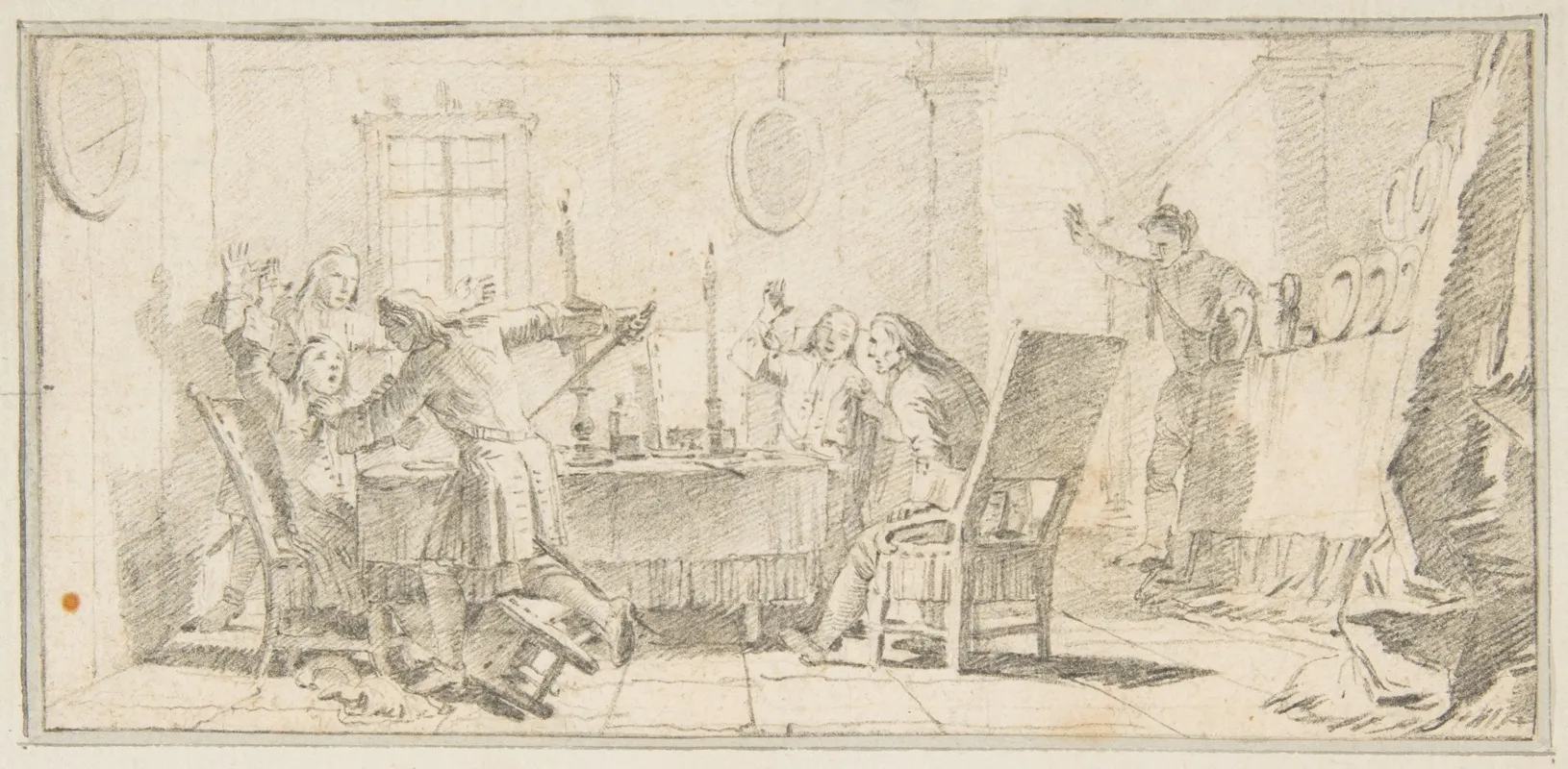 Scene Of A Murder In An Interior