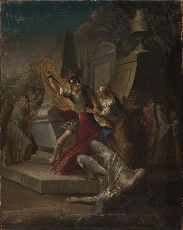 Scene Of The Crime Wall Art by Franciszek Smuglewicz - High-Resolution Digital Print