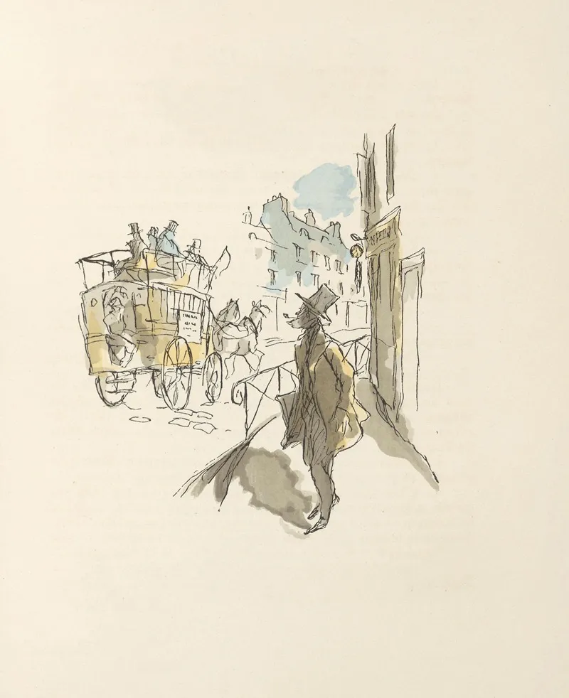 Scenes De La Vie De Boheme Pl 12 Wall Art by Hautot - High-Resolution Digital Print