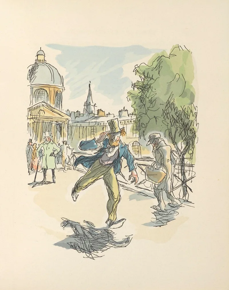 Scenes De La Vie De Boheme Pl 13 Wall Art by Hautot - High-Resolution Digital Print