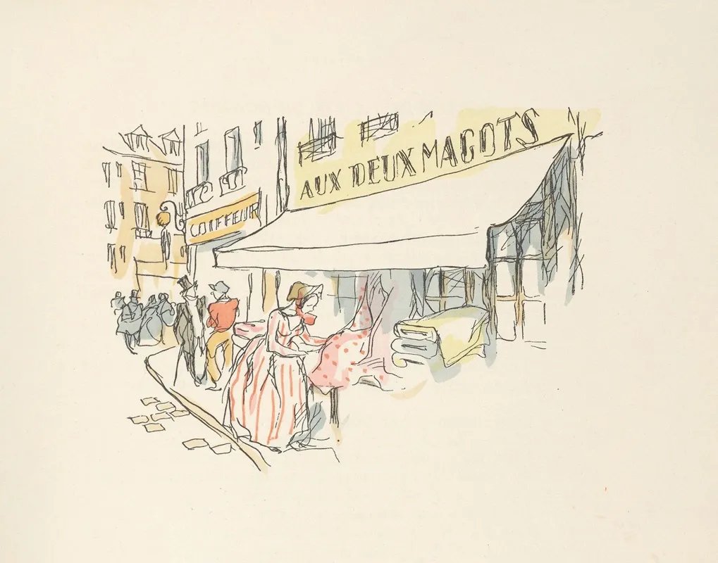 Scenes De La Vie De Boheme Pl 25 Wall Art by Hautot - High-Resolution Digital Print
