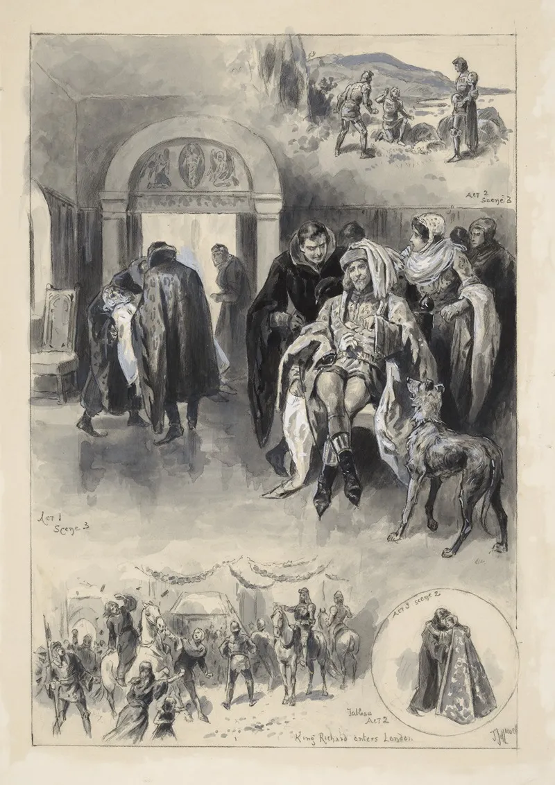 Scenes From King Richard Iii Wall Art by John Jellicoe - High-Resolution Digital Print
