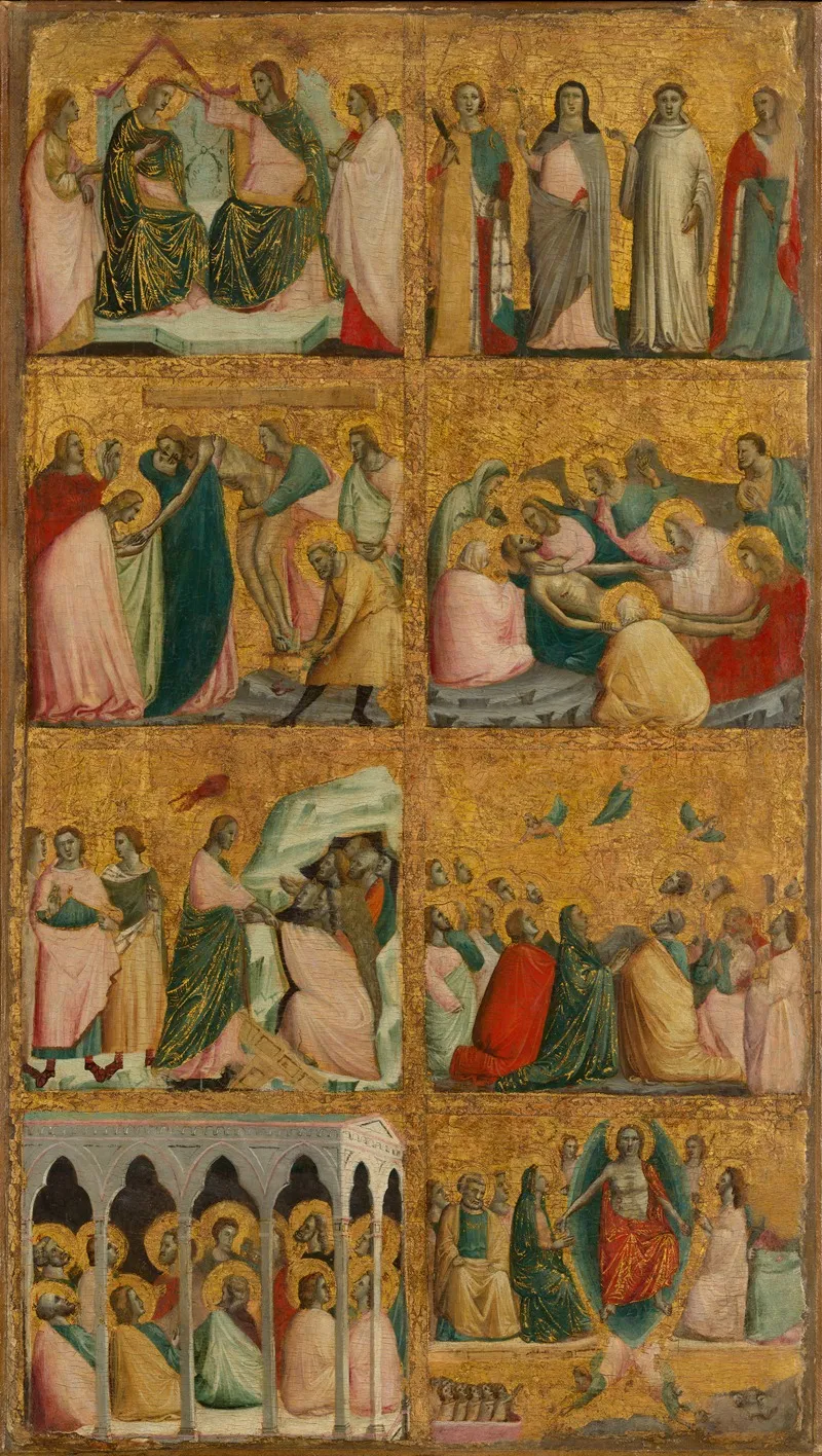 Scenes From The Life Of Christ Wall Art by Giovanni Baronzio - High-Resolution Digital Print