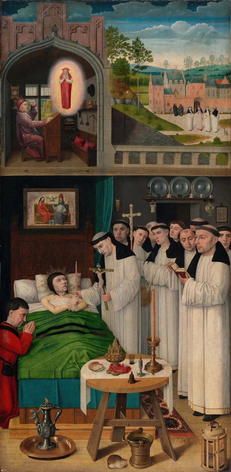 Scenes From The Life Of Saint Augustine Wall Art by Master of Saint Augustine - High-Resolution Digital Print