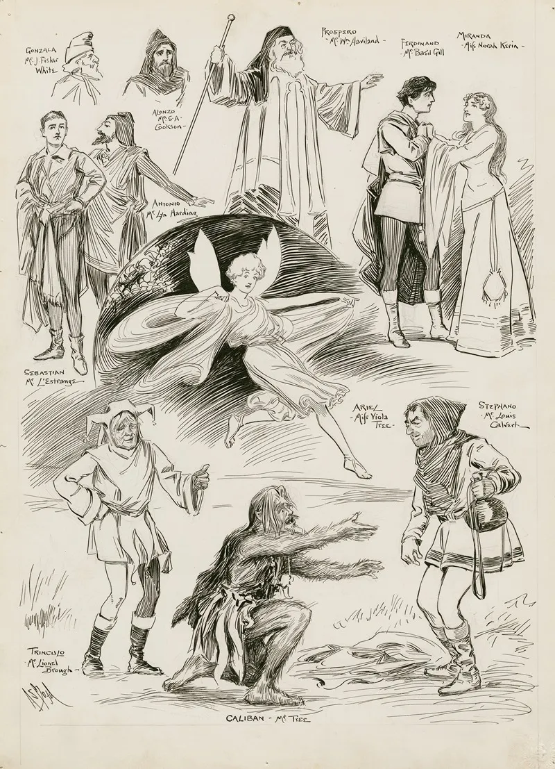 Scenes From The Tempest Wall Art by Alexander Stuart Boyd - High-Resolution Digital Print