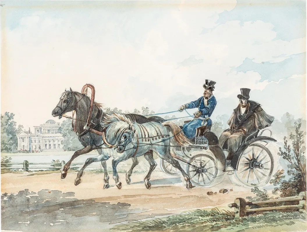 Scenes Of Life In Russia In The 19th Century Pl 13 Wall Art by Karl Ivanovich Kollmann - High-Resolution Digital Print