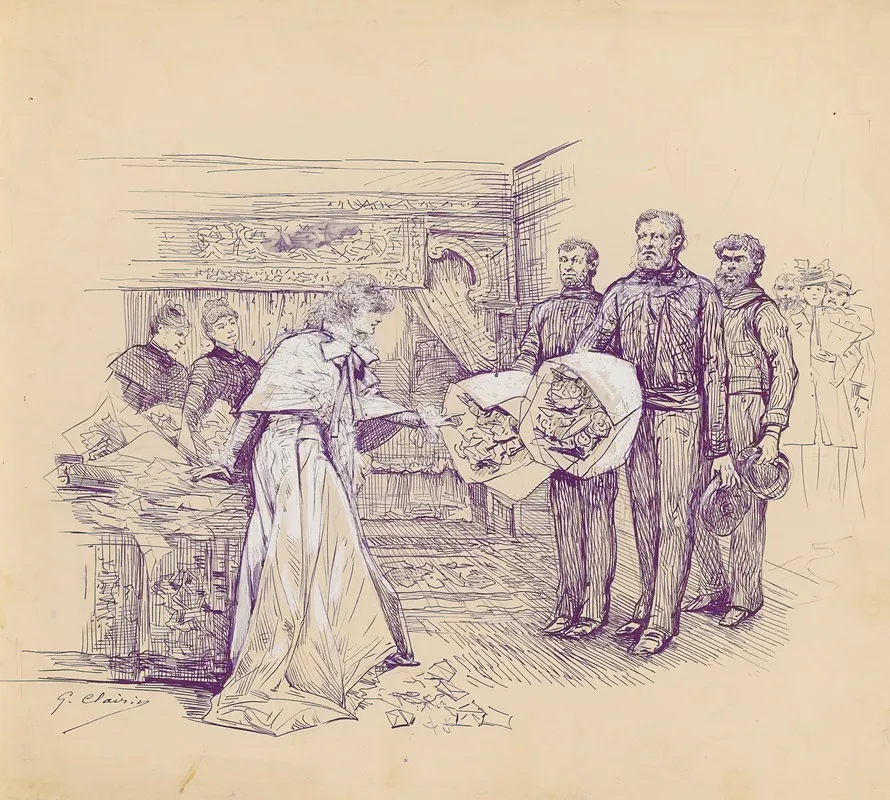 Scenes Of Sarah Bernhardts Life 15