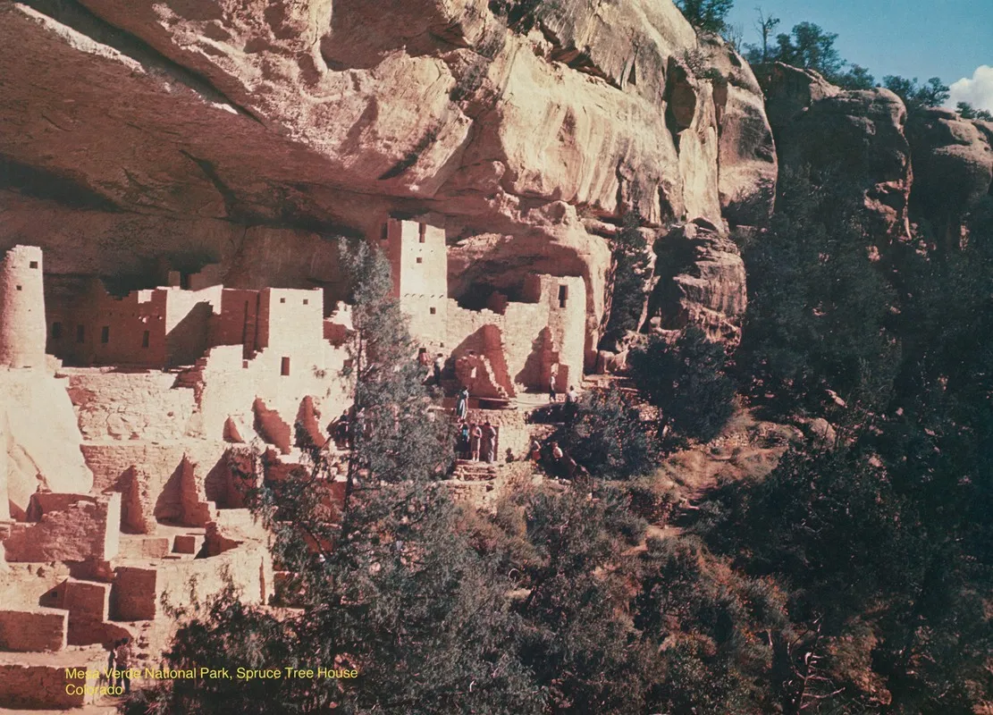 Scenically Yours Mesa Verde National Park Spruce Tree House Colorado