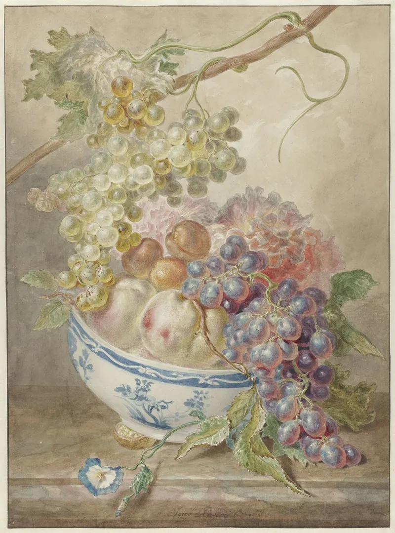 Schaal Met Fruit Wall Art by Jacob Xavery - High-Resolution Digital Print