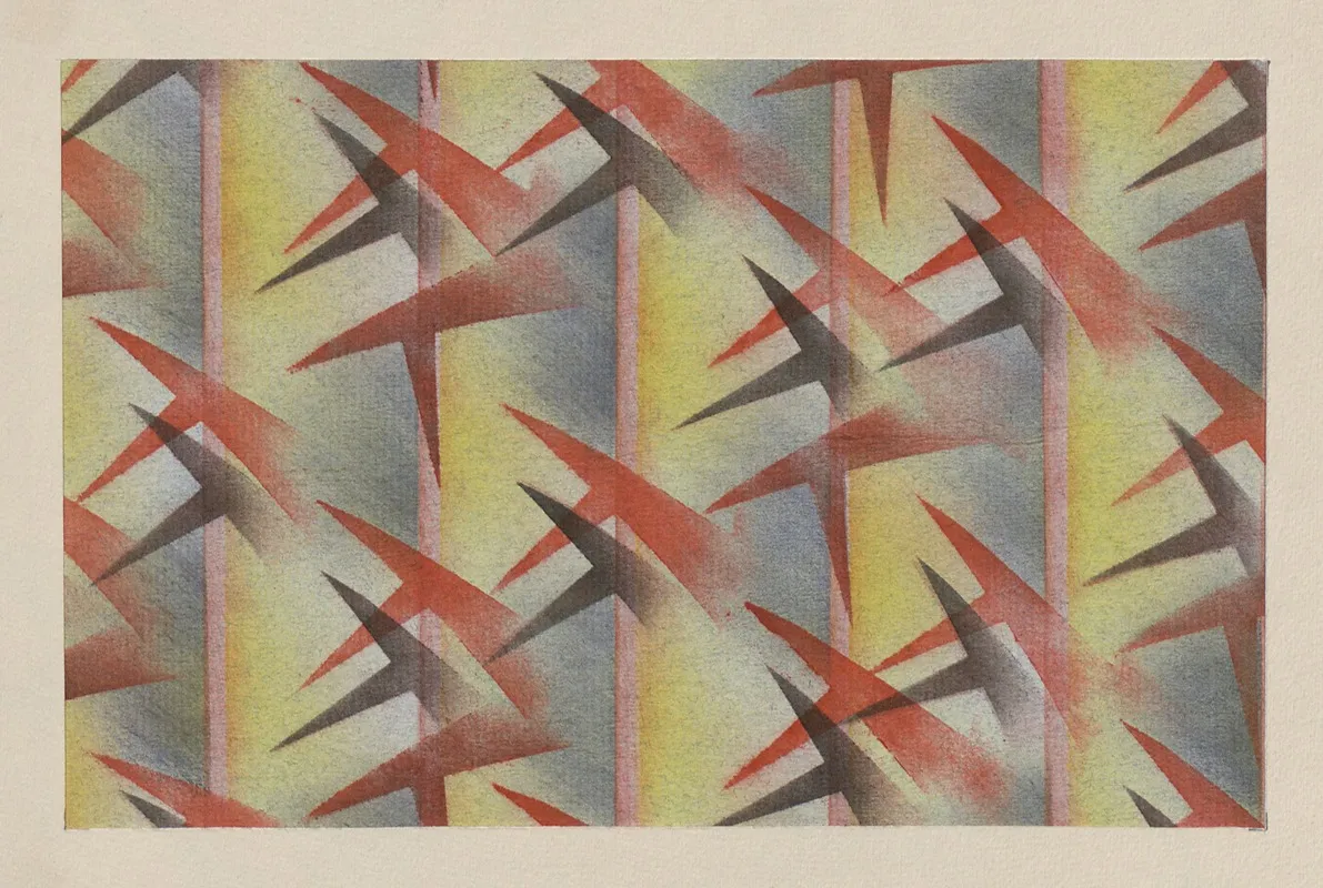 Schabloniertes Papier 13