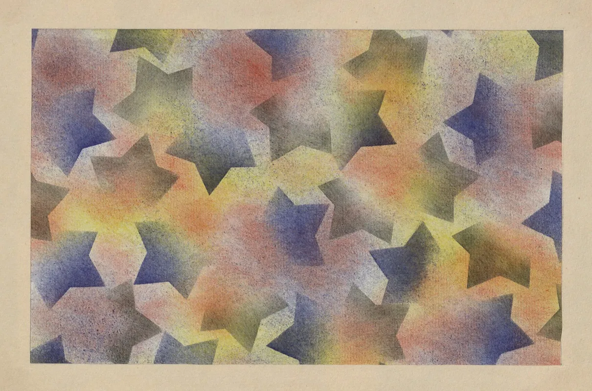 Schabloniertes Papier 8