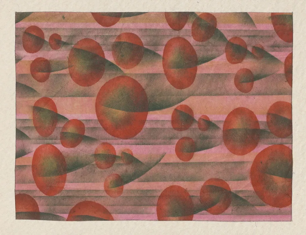 Schabloniertes Papier Entwurf Xviii