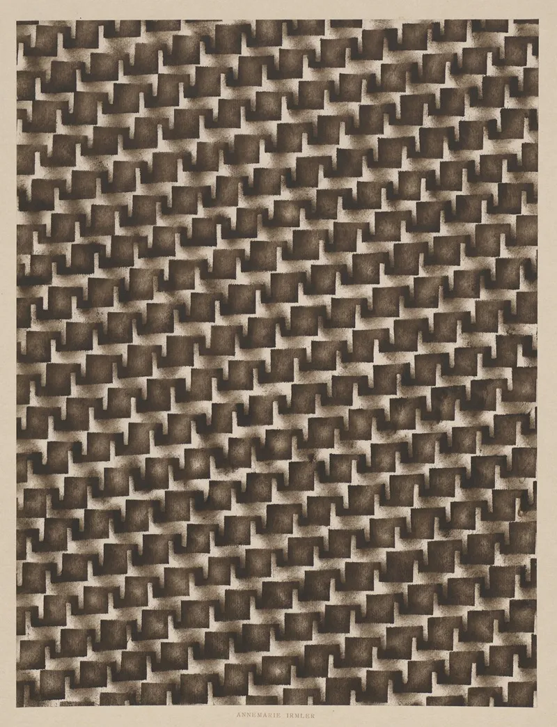 Schabloniertes Papier Schablonenwischpapier 11
