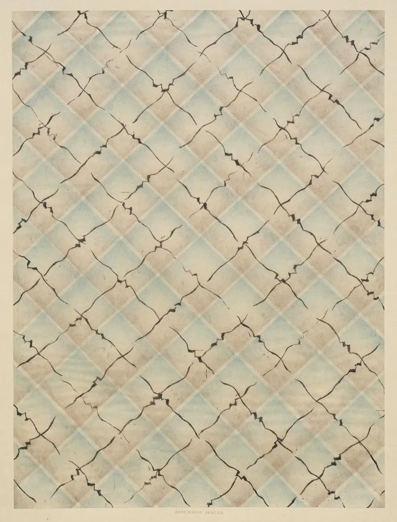 Schabloniertes Papier Schablonenwischpapier 9