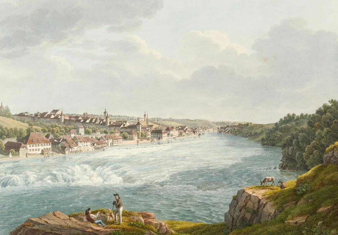 Schaffhouse 2 Wall Art by Johann Heinrich Luttringhausen - High-Resolution Digital Print