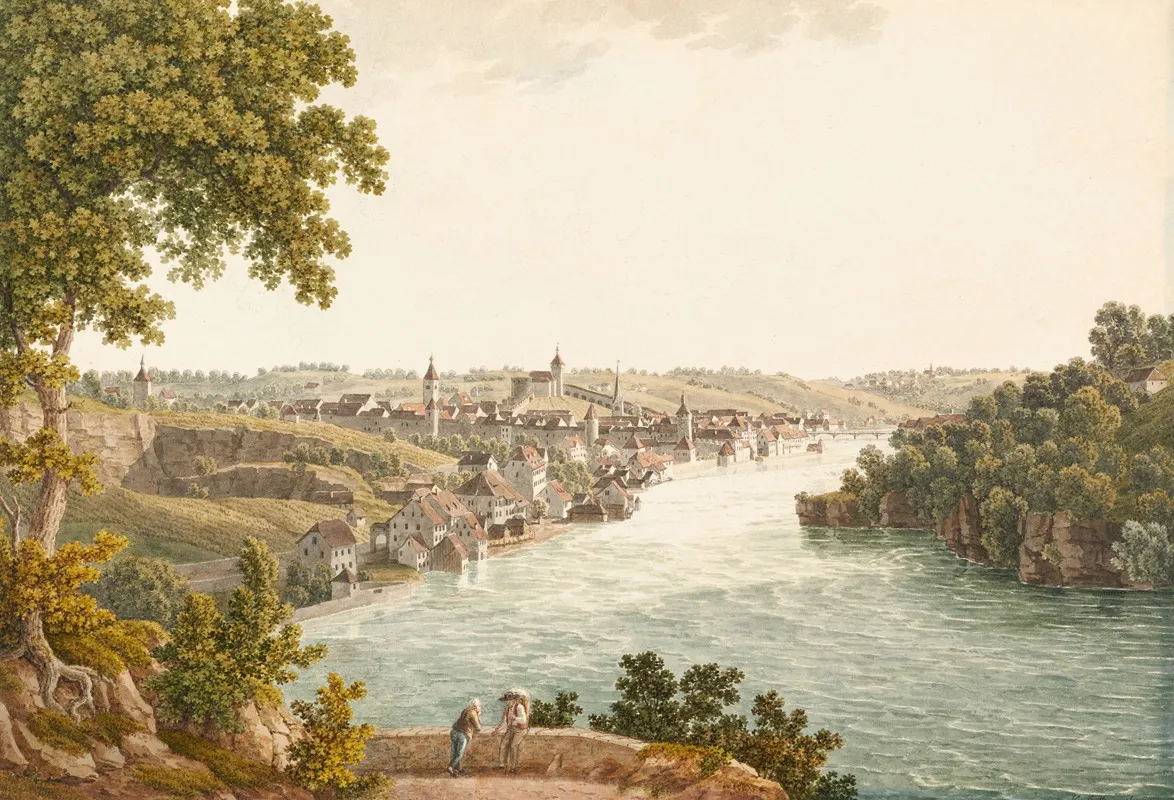 Schaffhouse Wall Art by Johann Heinrich Luttringhausen - High-Resolution Digital Print