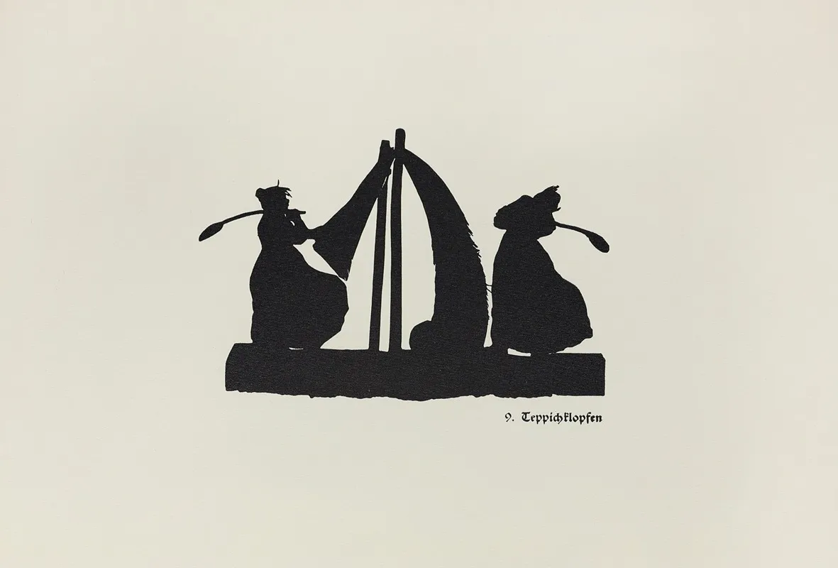 Schattengeist Pl 10 Wall Art by Gertrud Stamm-Hagemann - High-Resolution Digital Print