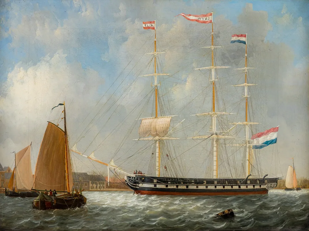 Scheepsportret Bato Wall Art by Frans Jacobus van den Blijk - High-Resolution Digital Print
