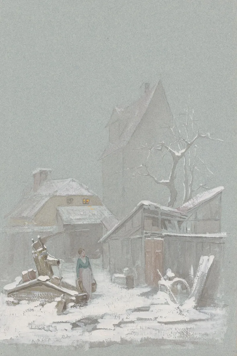 Schelfloo In The Snow Wall Art by Anna Nordlander - High-Resolution Digital Print