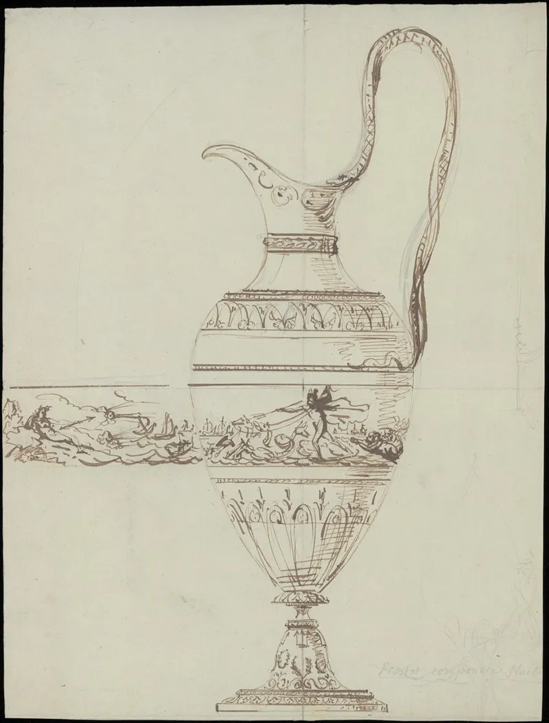 Schenkkan Wall Art by Pierre Joseph Jacques Tiberghien - High-Resolution Digital Print