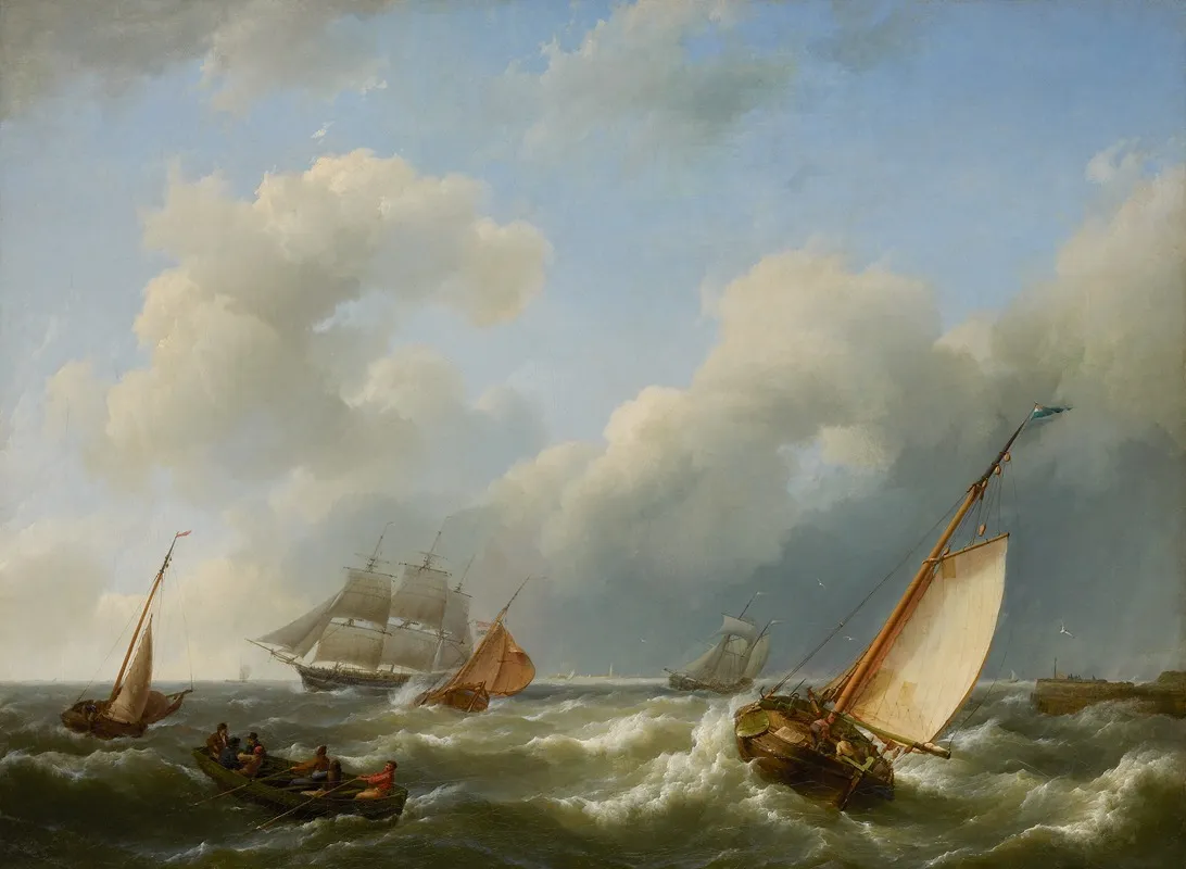 Schepen Op Zee