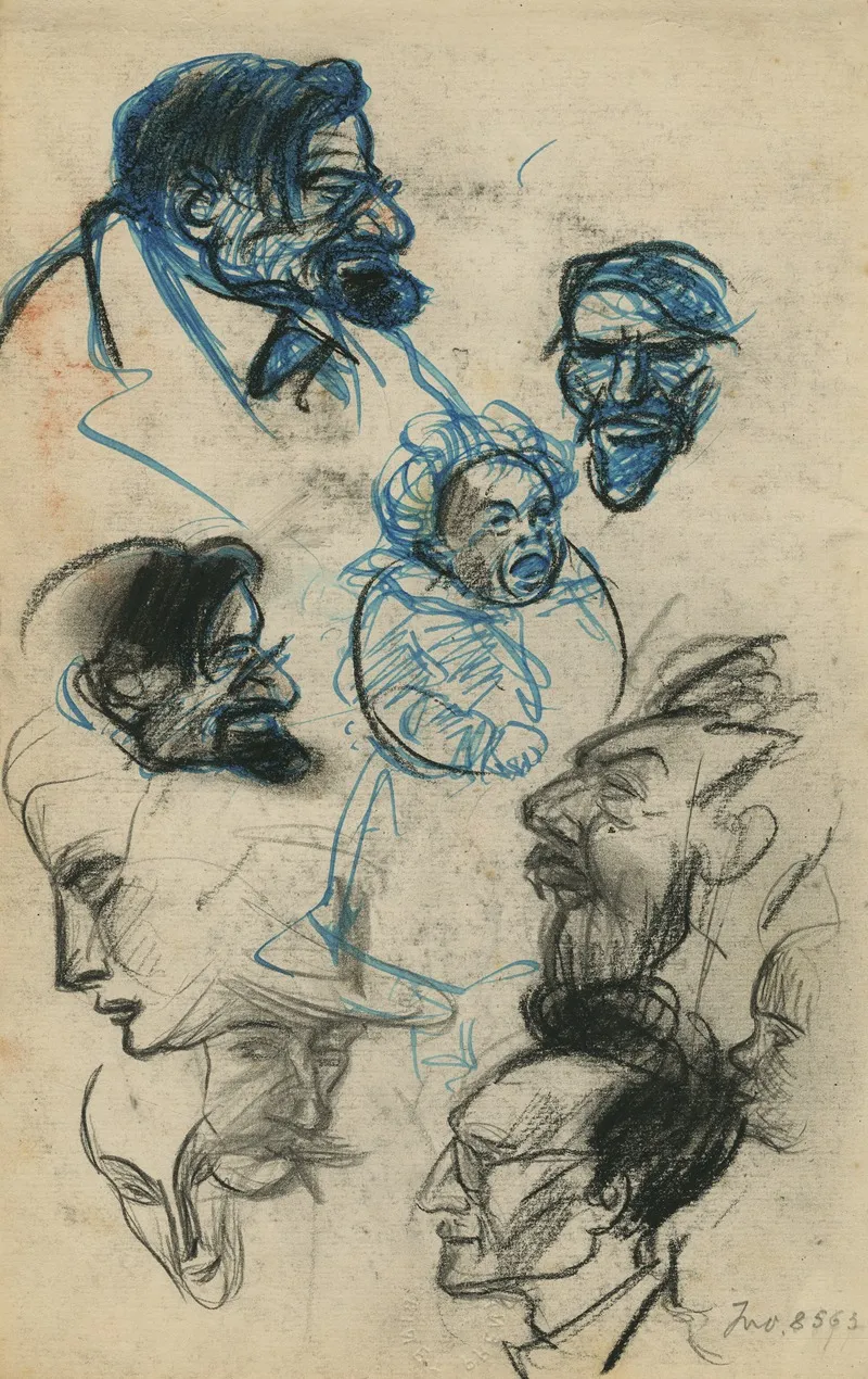 Schets Van Hoofden