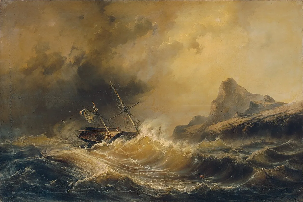 Schiffbruch Bei Kap Hoorn