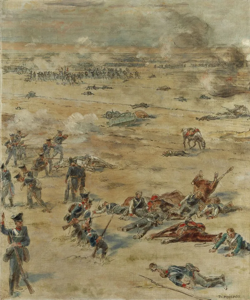 Schlachtfeld In Den Napoleonischen Kriegen