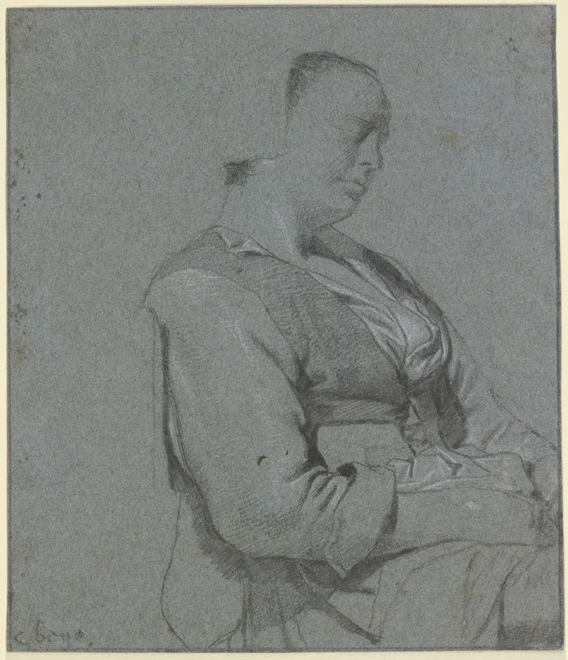 Schlafende Frau Nach Rechts Wall Art by Cornelis Pietersz. Bega - High-Resolution Digital Print