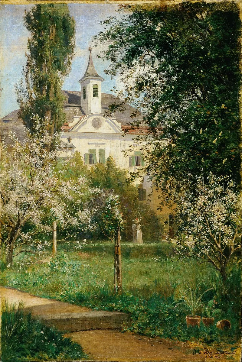 Schloss Gerasdorf Wall Art by Otto Seraphim Peters - High-Resolution Digital Print